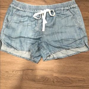 Loft soft denim shorts